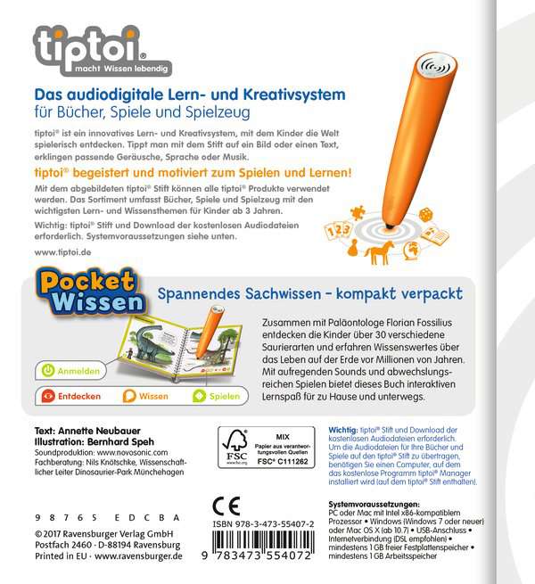 tiptoi® Dinosaurier (Pocket Wissen)