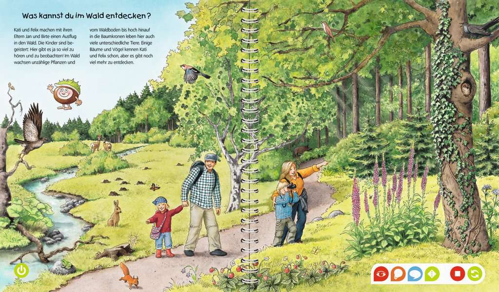 tiptoi® Set: Unterwegs in der Natur + Komm mit in den Wald (Wieso? Weshalb? Warum? - Band 8) & Stift