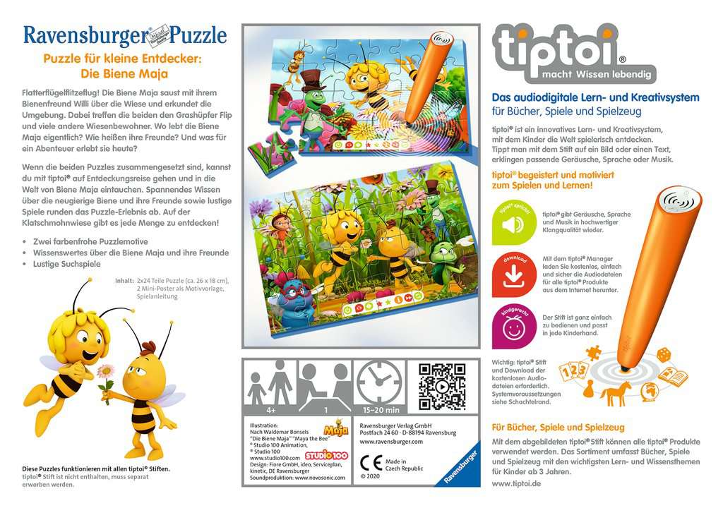 tiptoi® Puzzle für kleine Entdecker: Biene Maja