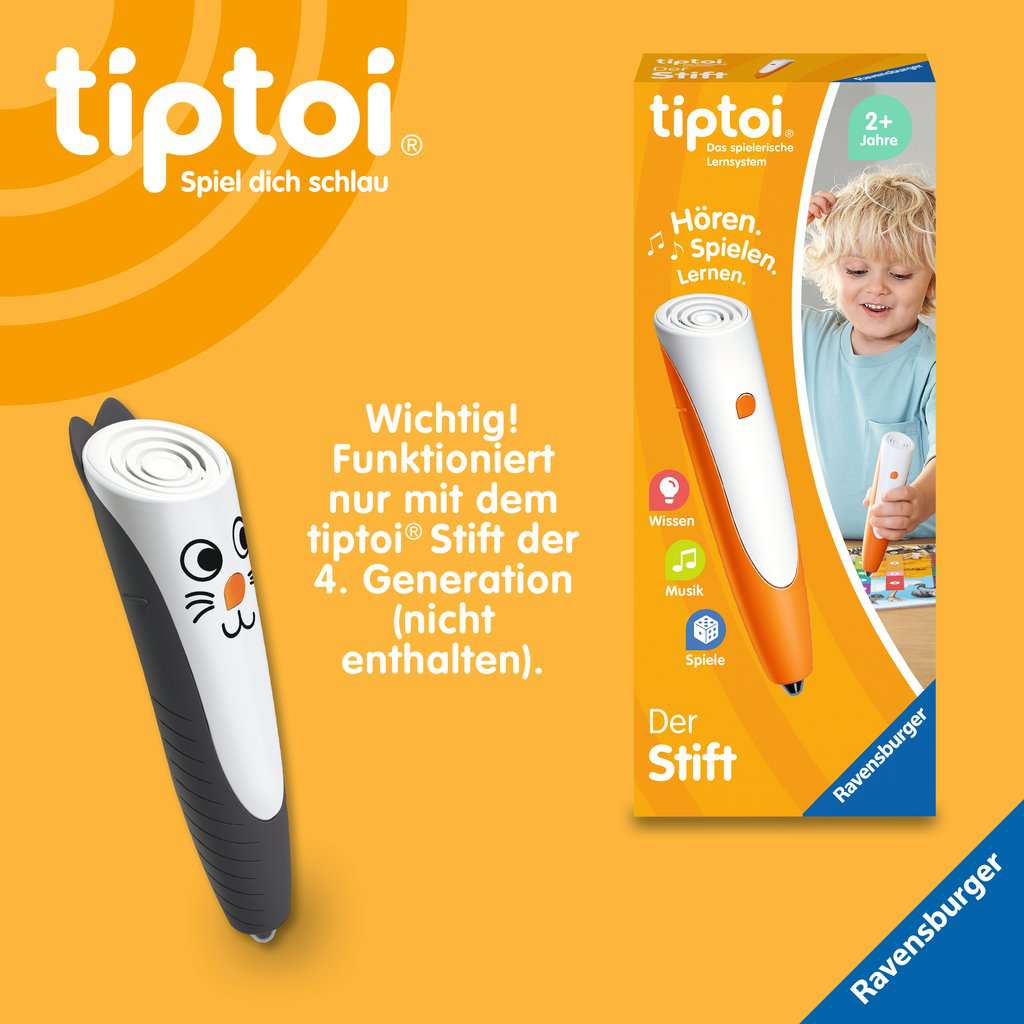 tiptoi® Stift-Hülle zum Wechseln in schwarz (4. Generation)