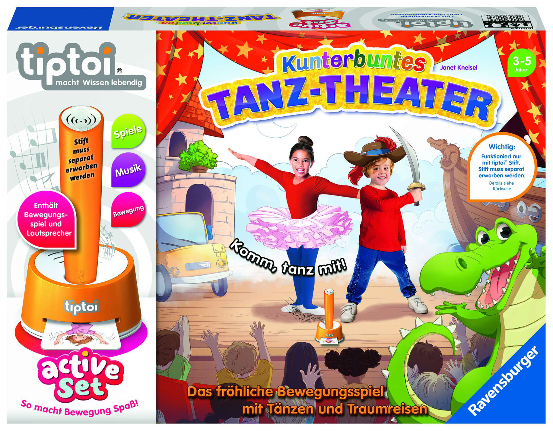 tiptoi® ACTIVE Set Kunterbuntes Tanz-Theater
