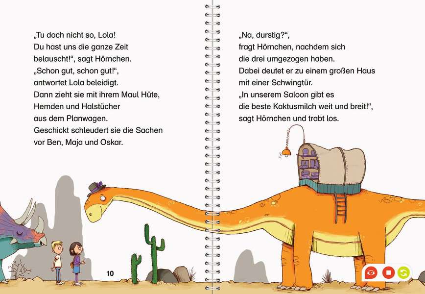 tiptoi® Set: Dino-Stadt (Lese-Lausch-Abenteuer) + Dinosaurier (Expedition Wissen) & Stift